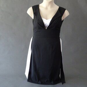 White House Black Market black and white Dress